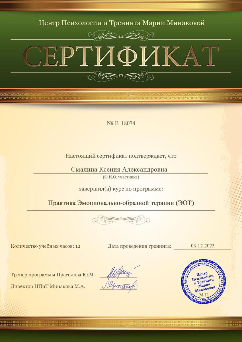 ДИПЛОМЫ, СЕРТИФИКАТЫ