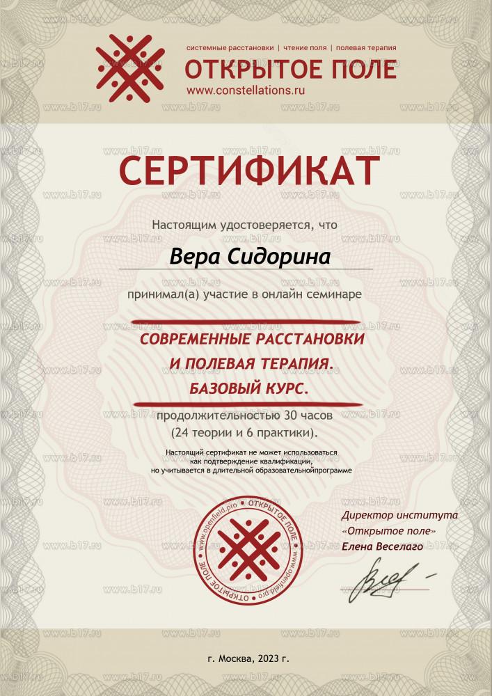 ДИПЛОМЫ, СЕРТИФИКАТЫ