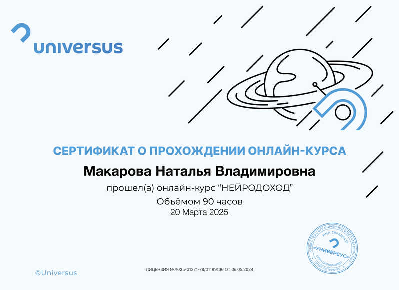 ДИПЛОМЫ, СЕРТИФИКАТЫ