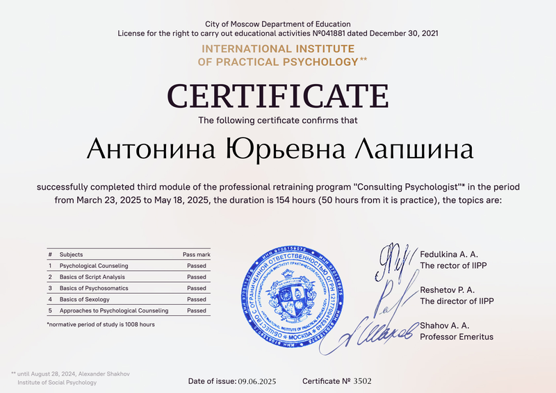 ДИПЛОМЫ, СЕРТИФИКАТЫ